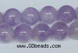 CNA405 15.5 inches 16mm round natural lavender amethyst beads