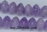 CNA409 15.5 inches 10*16mm rondelle natural lavender amethyst beads