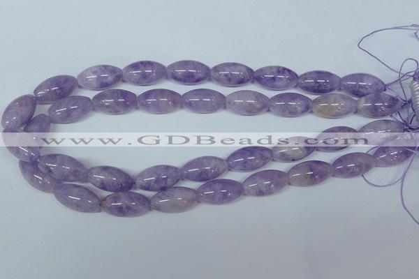 CNA413 15.5 inches 12*22mm rice natural lavender amethyst beads