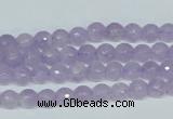 CNA421 15.5 inches 6mm faceted round natural lavender amethyst beads