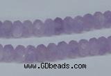 CNA427 4*8mm faceted rondelle natural lavender amethyst beads