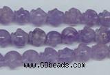 CNA432 15.5 inches 10*10mm skull shape natural lavender amethyst beads