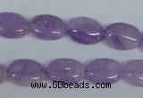 CNA445 15.5 inches 12*16mm oval natural lavender amethyst beads