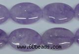 CNA449 15.5 inches 18*25mm oval natural lavender amethyst beads