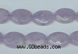 CNA455 15.5 inches 12*16mm faceted oval natural lavender amethyst beads