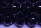 CNA552 15.5 inches 8mm round A grade natural dark amethyst beads