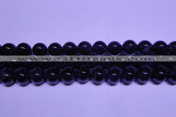 CNA563 15.5 inches 10mm round AA grade natural dark amethyst beads