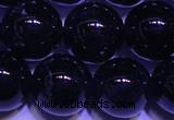 CNA564 15.5 inches 12mm round AA grade natural dark amethyst beads