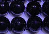 CNA572 15.5 inches 8mm round AAA grade natural dark amethyst beads