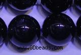 CNA576 15.5 inches 16mm round AAA grade natural dark amethyst beads