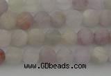 CNA671 15.5 inches 6mm round matte lavender amethyst beads