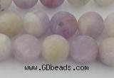 CNA673 15.5 inches 10mm round matte lavender amethyst beads