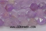 CNA692 15.5 inches 8mm faceted nuggets lavender amethyst beads