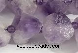 CNA696 15.5 inches 16mm - 20mm 

faceted nuggets lavender amethyst beads