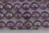 CNA701 15.5 inches 6mm round AB-color amethyst gemstone beads