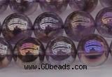 CNA704 15.5 inches 12mm round AB-color amethyst gemstone beads