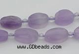 CNA721 15.5 inches 8*12mm oval amethyst gemstone beads wholesale