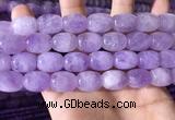 CNA786 15.5 inches 12*16mm drum lavender amethyst beads