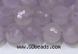 CNA789 15.5 inches 6mmm faceted round lavender amethyst beads