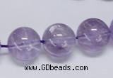 CNA807 15.5 inches 18mm round natural light amethyst beads