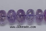 CNA812 15.5 inches 10*16mm rondelle natural light amethyst beads