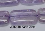 CNA855 15.5 inches 20*30mm rectangle natural light amethyst beads