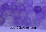 CNA911 15.5 inches 6mm round matte amethyst gemstone beads