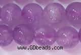 CNA953 15.5 inches 7mm round natural lavender amethyst beads