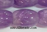 CNA979 15.5 inches 15*20mm drum natural lavender amethyst beads