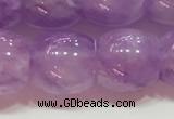 CNA980 15.5 inches 12*12mm drum natural lavender amethyst beads