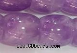 CNA982 15.5 inches 16*16mm drum natural lavender amethyst beads