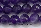 CNA991 15.5 inches 6mmm faceted round amethyst beads wholesale