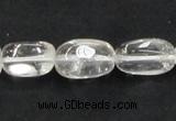 CNC22 10*16mm nugget grade AB natural white crystal beads