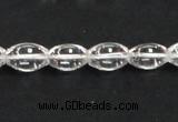 CNC38 9*13mm rice grade A natural white crystal beads wholesale