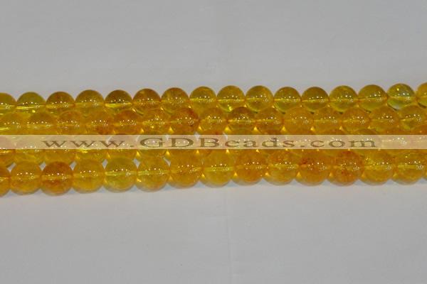 CNC405 15.5 inches 14mm round dyed natural white crystal beads