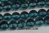 CNC422 15.5 inches 8mm round dyed natural white crystal beads