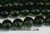 CNC442 15.5 inches 8mm round dyed natural white crystal beads