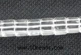 CNC60 15.5 inches 8*8mm cube grade A natural white crystal beads