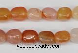 CNG06 15.5 inches 9*12mm nuggets agate gemstone beads