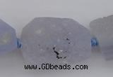 CNG1018 15.5 inches 18*25mm - 25*35mm nuggets blue chalcedony beads