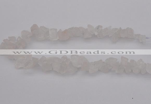 CNG1115 15.5 inches 8*12mm - 13*18mm nuggets white crystal beads