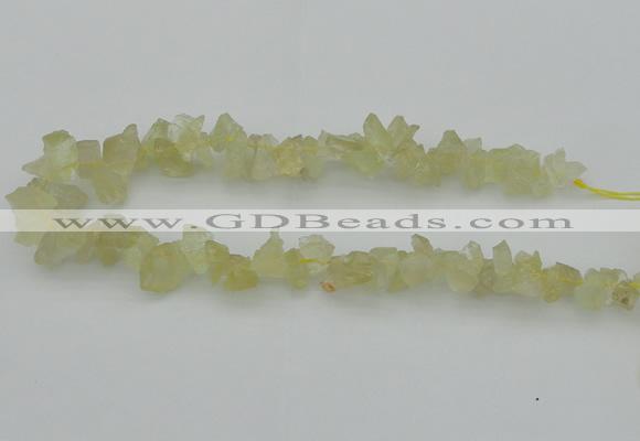 CNG1116 15.5 inches 8*12mm - 13*18mm nuggets lemon quartz beads