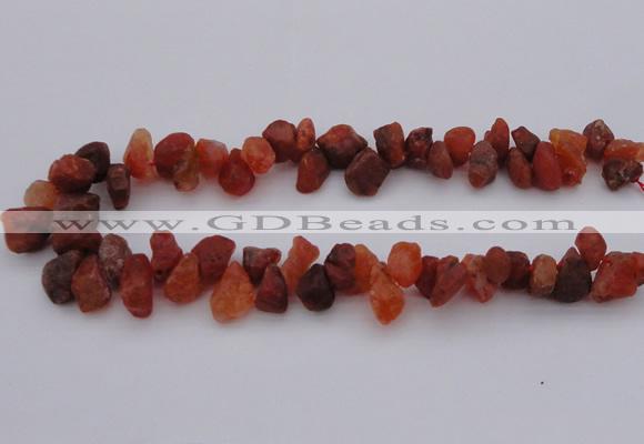 CNG1123 15.5 inches 8*12mm - 13*18mm nuggets red agate beads