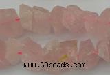 CNG1132 15.5 inches 8*12mm - 13*18mm nuggets rose quartz beads