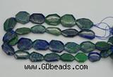 CNG1155 15.5 inches 20*25mm - 25*35mm freeform chrysocolla beads