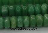 CNG1184 15.5 inches 6*14mm - 8*14mm nuggets green aventurine beads