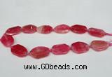 CNG1202 15.5 inches 20*30mm - 25*35mm freeform agate beads