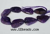 CNG1210 15.5 inches 30*45mm - 35*50mm freeform agate beads