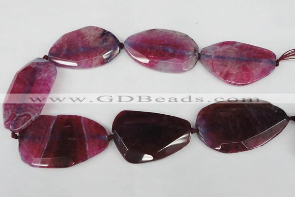 CNG1212 15.5 inches 30*45mm - 40*50mm freeform agate beads