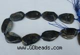 CNG1219 15.5 inches 25*30mm - 30*45mm freeform agate beads